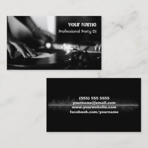 DJ Business Card Visitenkarte