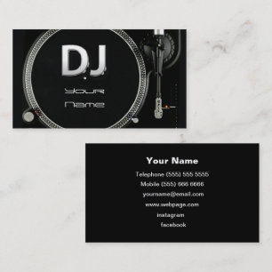 DJ Business Card Visitenkarte