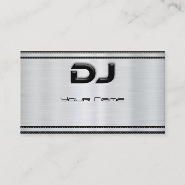 DJ Business Card Visitenkarte (Vorderseite)