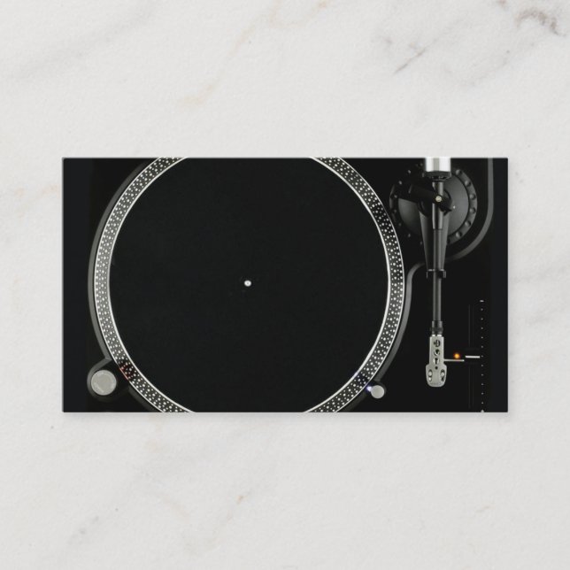 DJ Business Card Visitenkarte (Vorderseite)