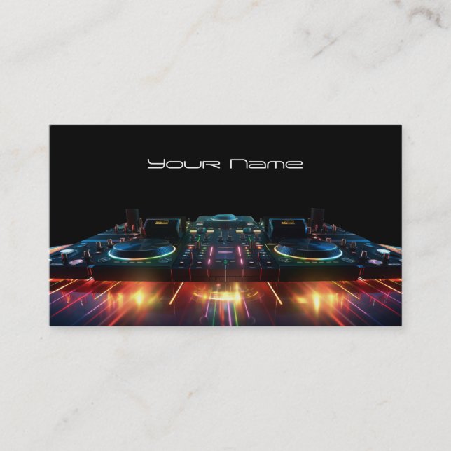 DJ Business Card Visitenkarte (Vorderseite)