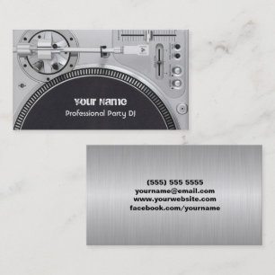 DJ Business Card Visitenkarte