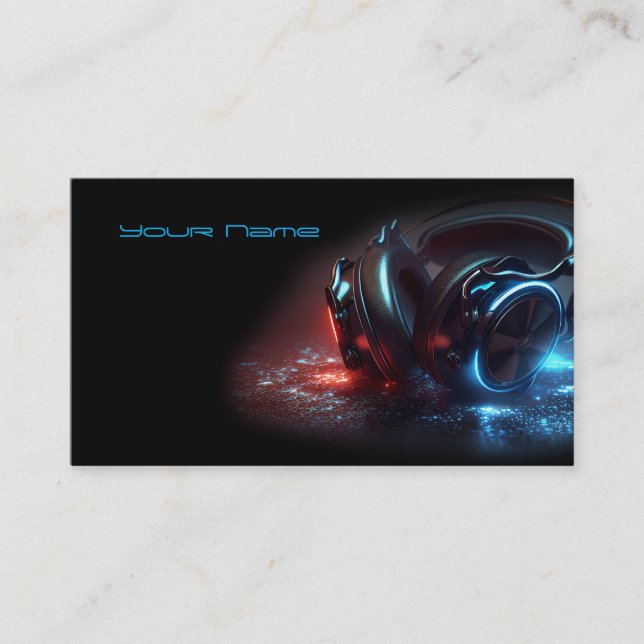 DJ Business Card Visitenkarte (Vorderseite)