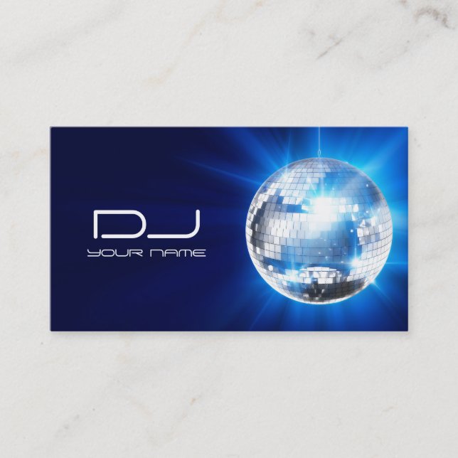 DJ Business Card Visitenkarte (Vorderseite)