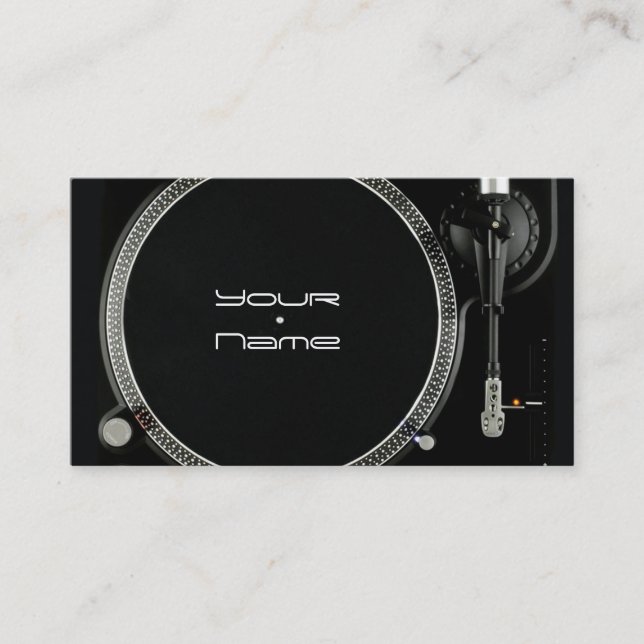 DJ Business Card Visitenkarte (Vorderseite)