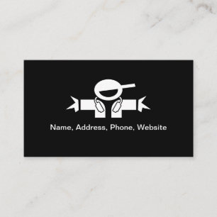 DJ Business Cards mit Logo für Musikdiskette Visitenkarte