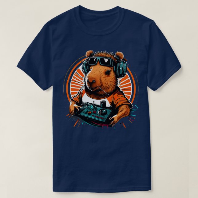 Dj Capybara T-Shirt (Design vorne)