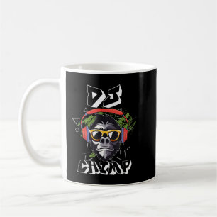 DJ Chimp Headphone Chimpanzee Music Party Kaffeetasse