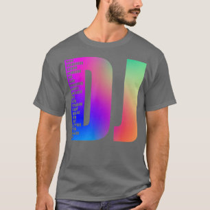 DJ Color - Music Beat Disk Jockey T-Shirt