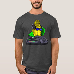 Dj Corn Lustiger Maiskolben Land Farm T-Shirt