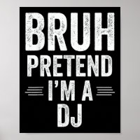 Dj Costume Halloween Bruh so tun, als wäre A Dj Fu