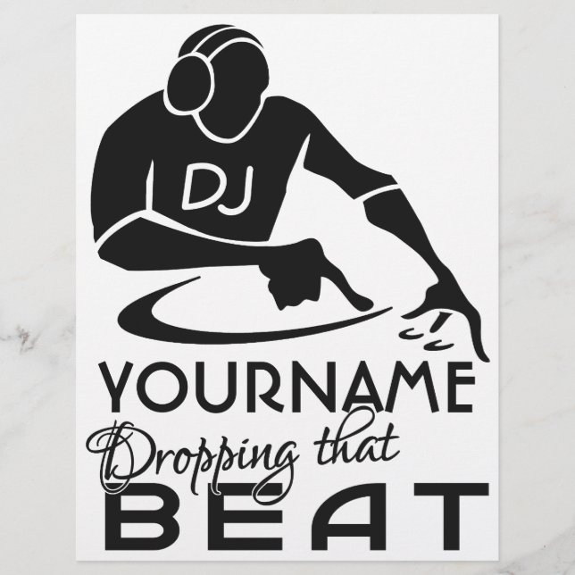 DJ Custom Flyer (Vorne)
