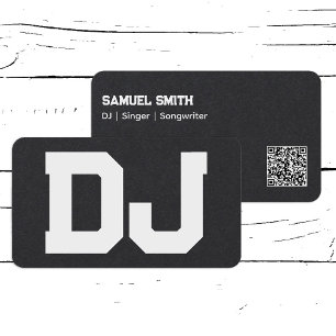 DJ Custom QR Code Visitenkarte