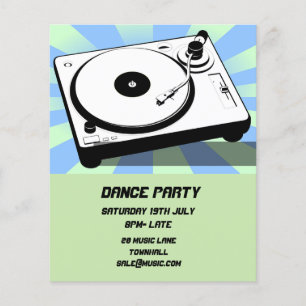 DJ Dance Party Disco Flyer