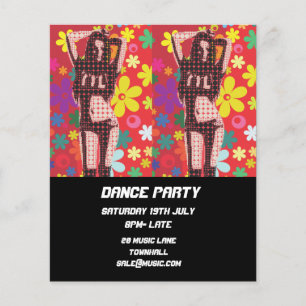 DJ Dance Party Disco Flyer