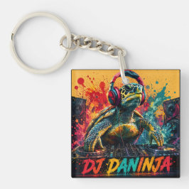 DJ DANINJA DOPPELSEITIG SCHLÜSSELANHÄNGER