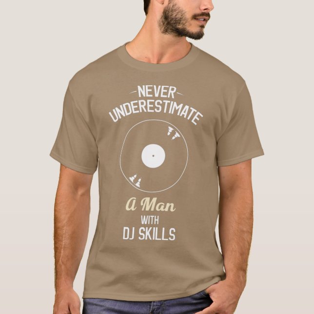Dj Deejay Disk Jockey Night Club Djing T-Shirt (Vorderseite)