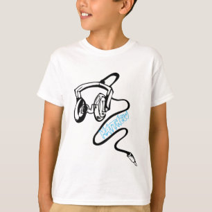 DJ deinen Namen white auf black kids T - Shirt