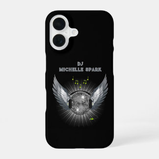 DJ Disco Ball Wings iPhone 16 Hülle