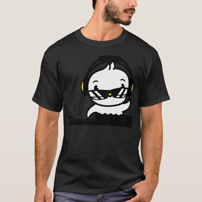 Dj disco dance dancing disco dj disko tanzen head T-Shirt (Vorderseite)