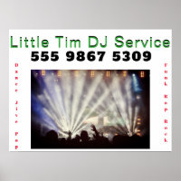 DJ Disk Jockey Electronic Wedding Foto Template