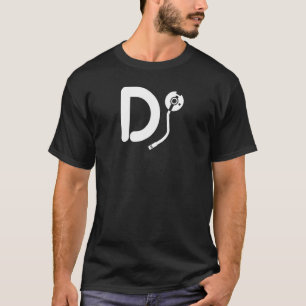 Dj Disk Jockey T Turntable Armdesign Music Inspir T-Shirt