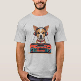 DJ Dog Turntable Beats T-Shirt