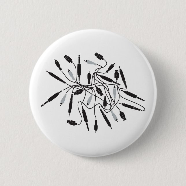 DJ-Drähte Button (Vorderseite)