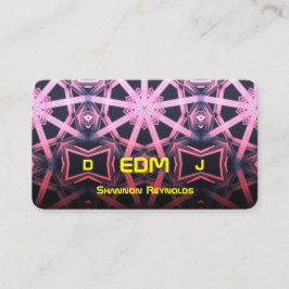 DJ EDM Business Card Visitenkarte