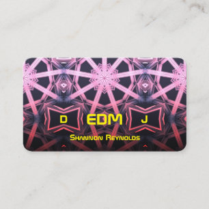 DJ EDM Business Card Visitenkarte