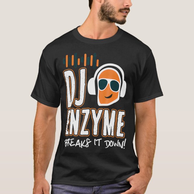 DJ Enzyme bricht es in sonnigen Spaß  T-Shirt (Vorderseite)