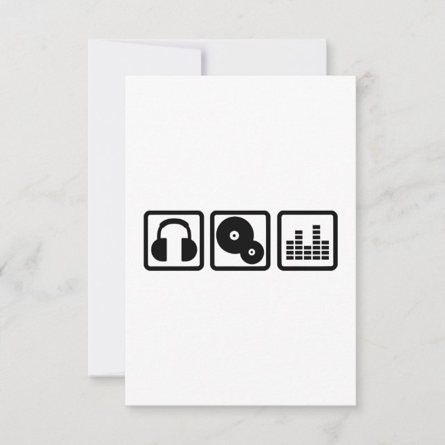 DJ Equalizer Kopfhörer Vinyl (Vorderseite)