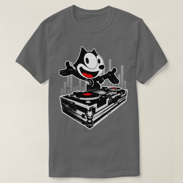 DJ FELIX KITTEN SCRATCHIN T-Shirt (Design vorne)