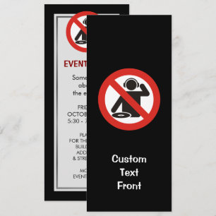 DJ Free Zone Einladung