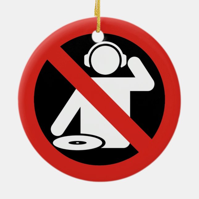 DJ-Freizone Keramik Ornament (Hinten)