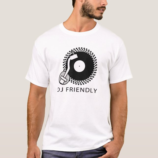 DJ freundlich T-Shirt (Vorderseite)