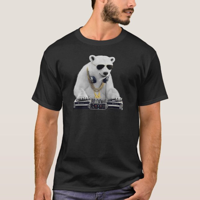 DJ FrostBite Polar Bear T - Shirt (Vorderseite)