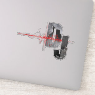 DJ. Fühlen Sie die Musik Aufkleber