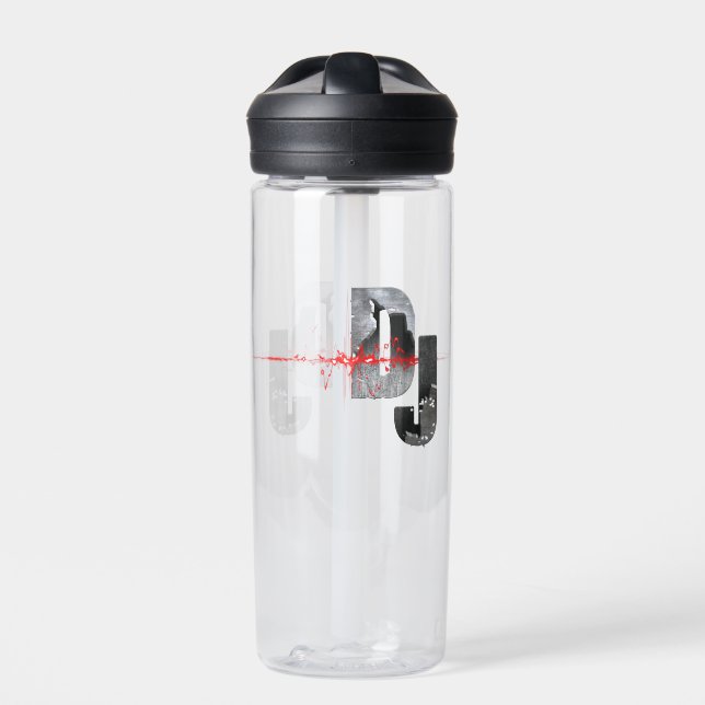 DJ. Fühlen Sie die Musik Trinkflasche (Vorderseite)