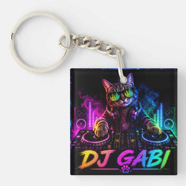 DJ GABI DOPPELSEITIG SCHLÜSSELANHÄNGER (Vorderseite)