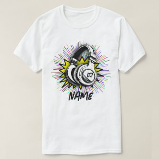 DJ-Geschenk mit Namen - Personalisiertes Geschenk T-Shirt
