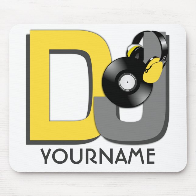 DJ-Gewohnheit mousepad (Vorne)