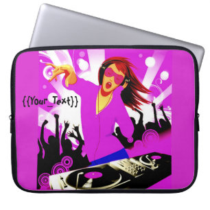 DJ Girl Laptopschutzhülle
