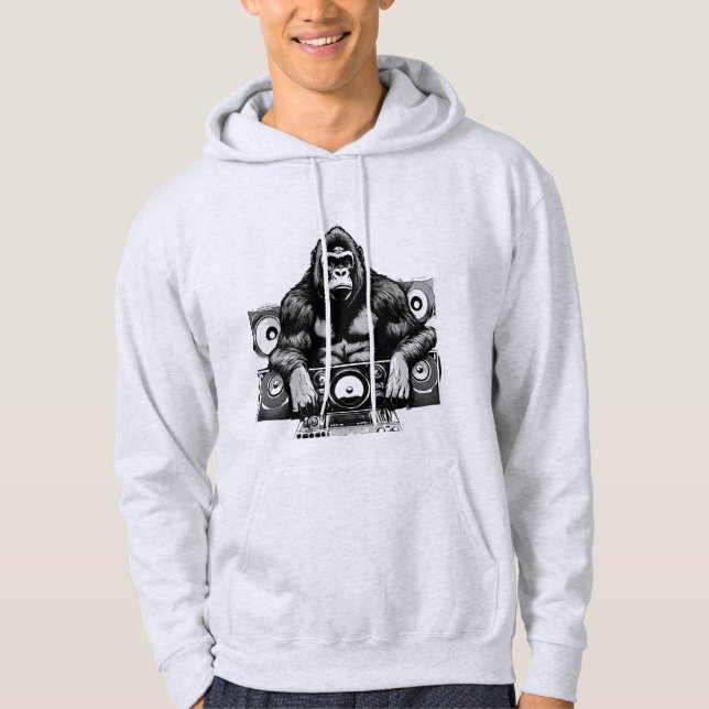 Dj Gorilla hoodie (Vorderseite)