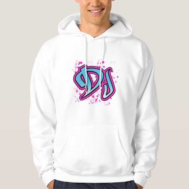 DJ Graffiti Hoodie (Vorderseite)
