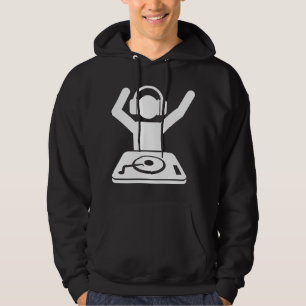 DJ-Hände in der Luft Hoodie