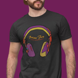 DJ-Headphone-Musik personalisiert T-Shirt