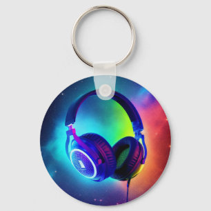 DJ Headphone Schlüsselanhänger