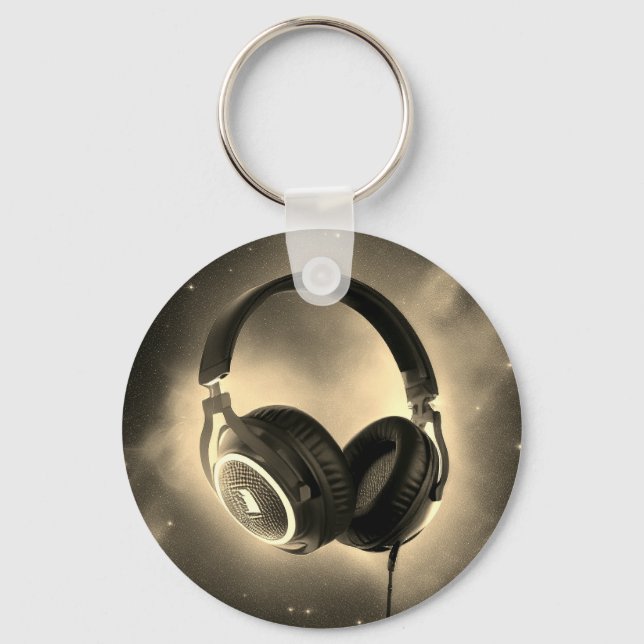 DJ Headphone Schlüsselanhänger (Vorderseite)