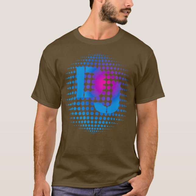 DJ Heartbeat Disco Ball Shirt (Vorderseite)